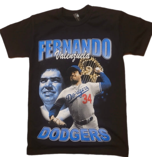 Fernando Valenzuela dodgers tee