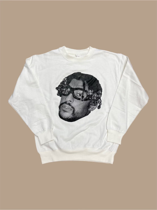 Bad Bunny White Crewneck