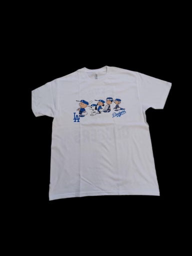 Snoopy Dodgers White T-Shirt